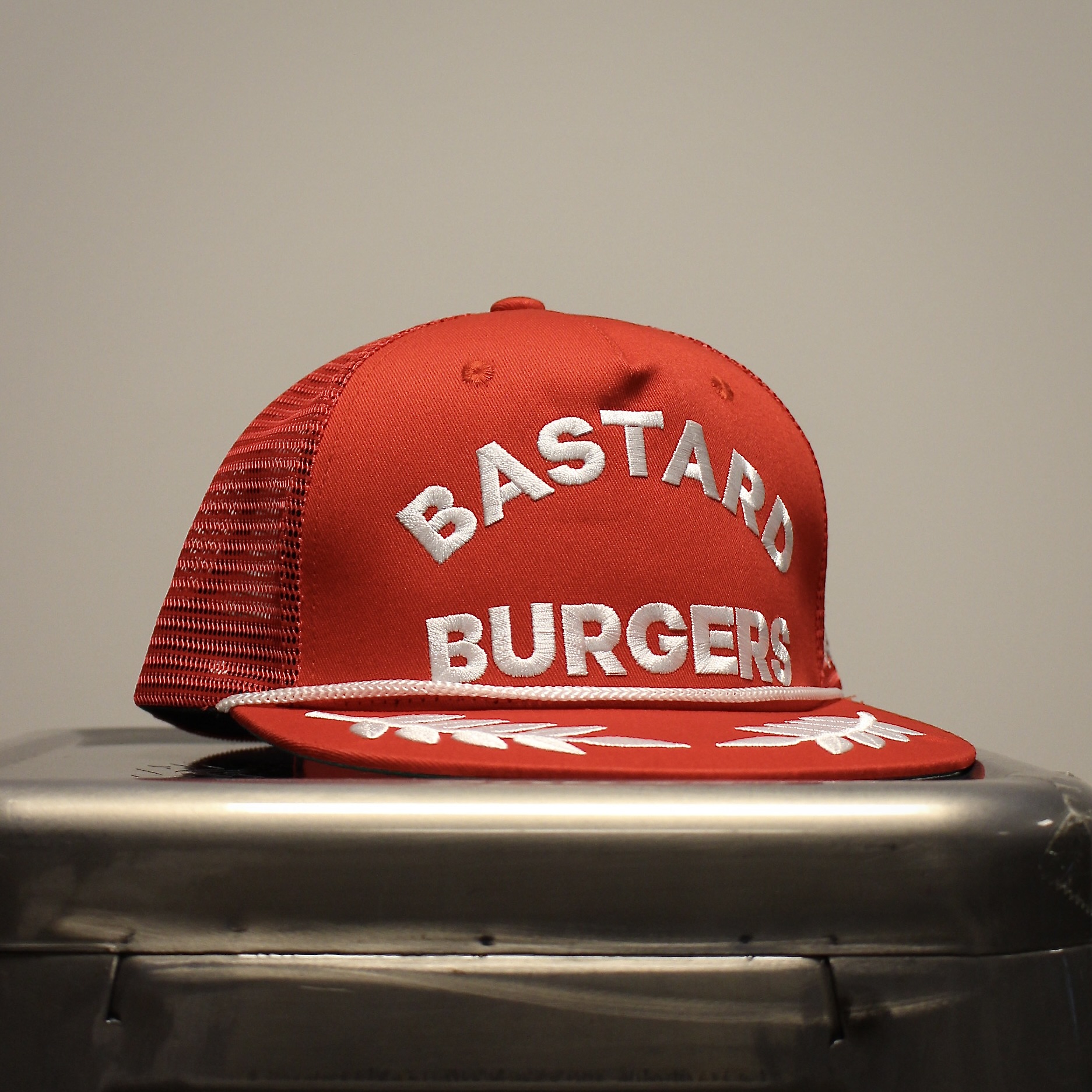 RED TRUCKER CAP